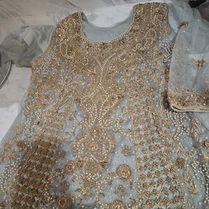 Elegant Gold Embellished Dress
